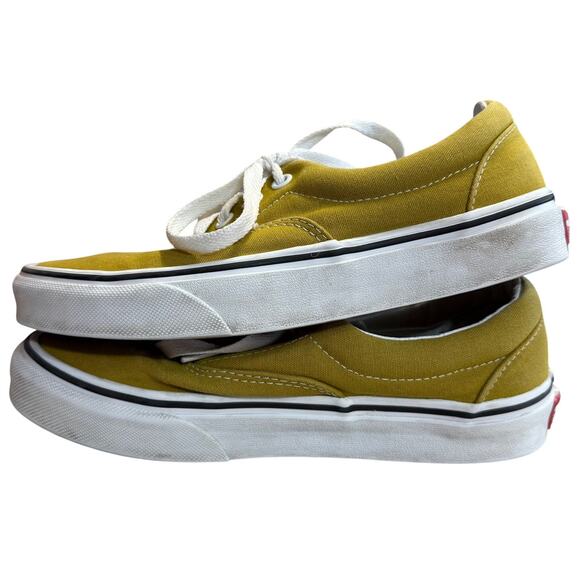 Vans Era 5.5 Women's/4 Men's Skate Shoes Olive Oil Yellow Laced Alt Scene‎ Retro - Picture 3 of 7
